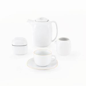 قیمت سرویس 17 پارچه چای خوری کواترو طرح زرین