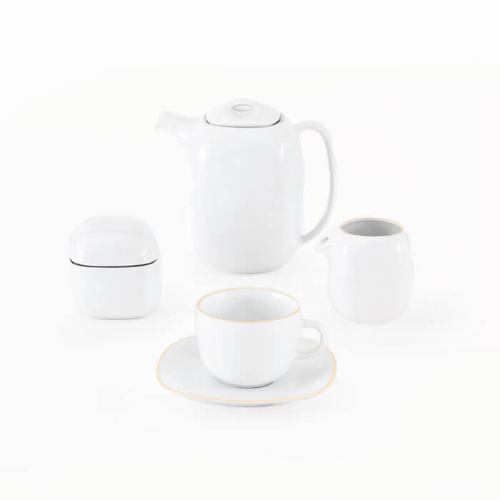 قیمت سرویس 17 پارچه چای خوری کواترو طرح زرین