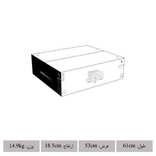 سرویس 30 پارچه حریر وینچی چینی زرین