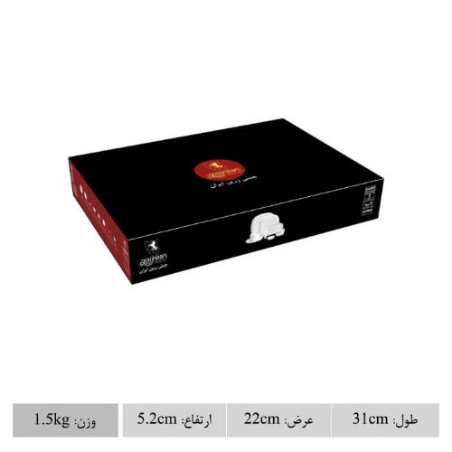 بسته بندی اصلی  سرویس 8 پارچه هما کلاس چینی زرین