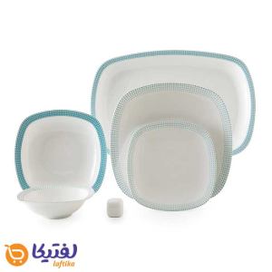 خریدسرویس غذاخوری فیروزه ای مون بلان چینی زرین