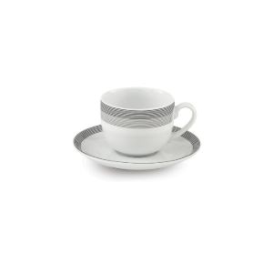 سرویس 12 پارچه چای خوری ایتالیا اف طرح سیلورلاینر