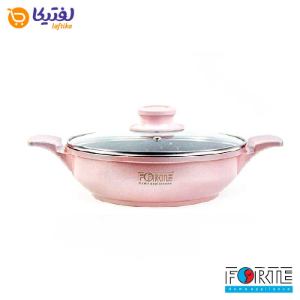 تابه گرانیتی فورته مدل اسکار پلاس سایز 28 رنگ Peach