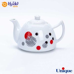 قوری چینی یونیک کد 7547 طرح اسپاتی