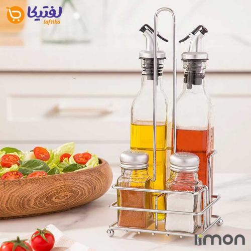 ست آبلیمو خوری و نمک پاش مربع لیمون کاربردی