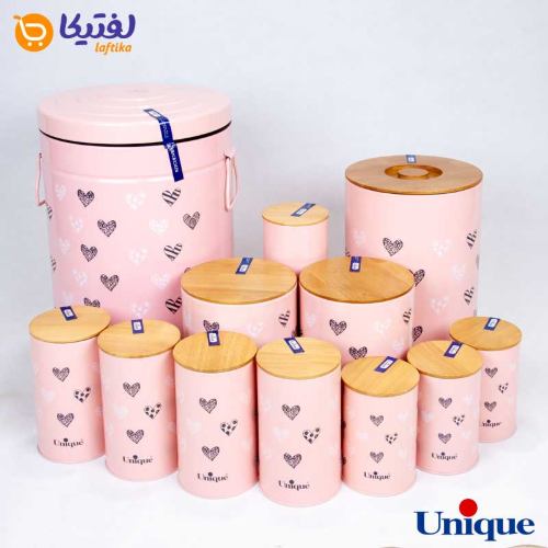 تصویر سرویس 12 پارچه آشپزخانه فانتزی یونیک UN-8023