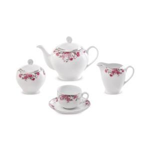 خرید سرویس 17 پارچه چای خوری ایتالیا اف طرح آران