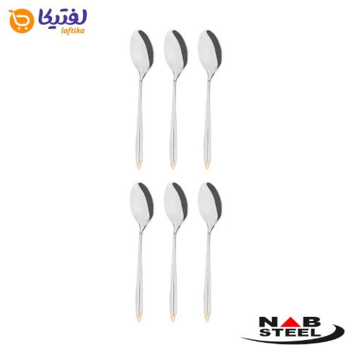 قاشق غذاخوری سرویس 116 پارچه ناب استیل مدل پالرمو با جعبه کادویی (طلایی)