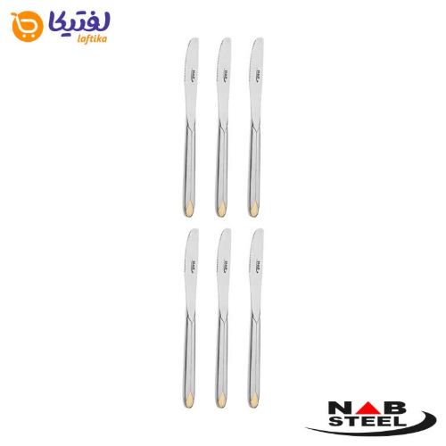 سرویس قاشق چنگال 12 نفره کامل پالرمو دور طلایی ناب استیل