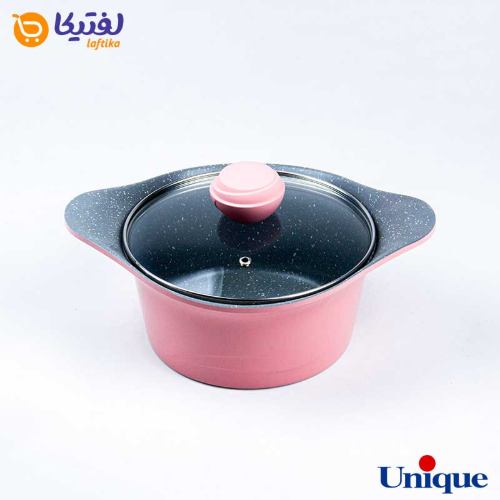 قابلمه 16 یونیک رنگ صورتی کد UN-8809