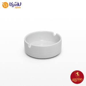 چینی زرین جا سیگاری (زیر سیگاری) سفید هتلی