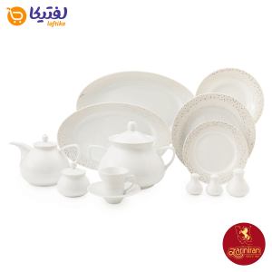 قیمت و خرید چینی زرین سرویس 12 نفره کامل شهرزاد طرح سان رایز