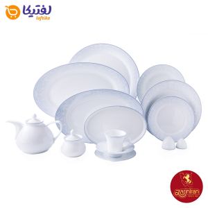 سرویس چینی زرین شهرزاد طرح سافایر 12 نفره مناسب برای مصارف روزانه