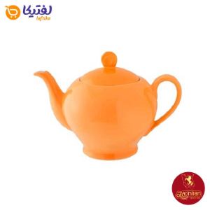چینی زرین قوری ایتالیا اف سایز 8 طرح نارنج