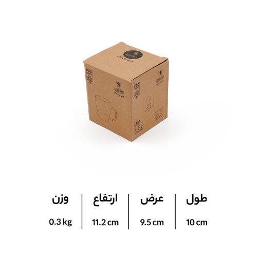 چینی زرین ماگ دسته دار سوئدی طرح زرین