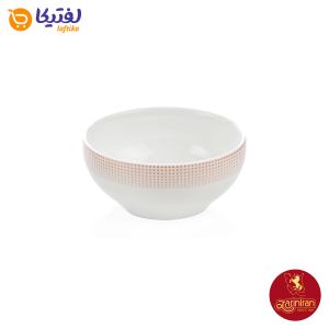 چینی زرین پیاله ایتالیا اف سایز 10 طرح مریدین رزگلد 6 عددی