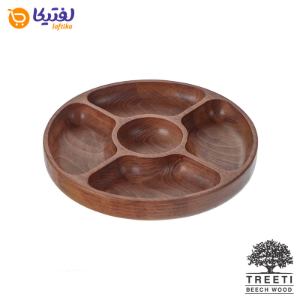 اردورخوری چوبی گرد پنج خانه تیریتی کوچک B2122