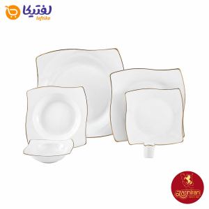 چینی زرین سرویس 6 نفره آسترو طرح زرین