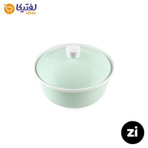 قابلمه کوچک چینی زرین سایز 16 پاستل سبز
