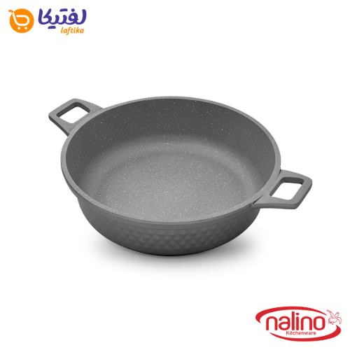سرویس قابلمه گرانیتی دنیز Deniz نالینو 12 پارچه بادمجانی