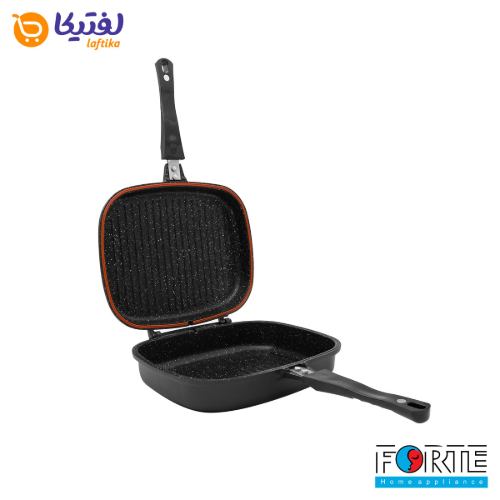 سرویس قابلمه گرانیتی 14 پارچه فورته Forte مدل پریما مشکی