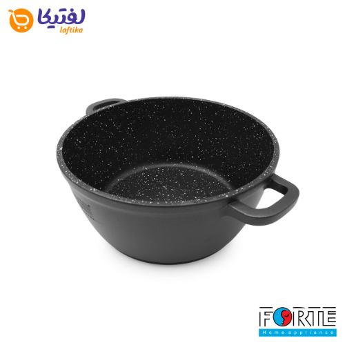 سرویس قابلمه گرانیتی 14 پارچه فورته Forte مدل پریما مشکی