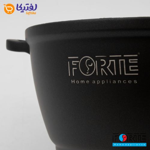 سرویس قابلمه گرانیتی 14 پارچه فورته Forte مدل پریما مشکی