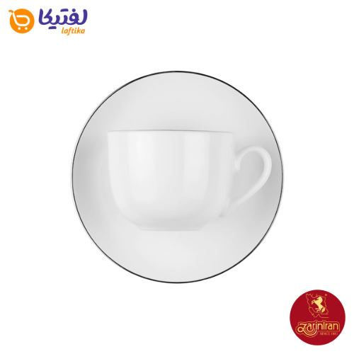 سرویس چای خوری چینی زرین ایتالیا اف طرح سمن 12 پارچه