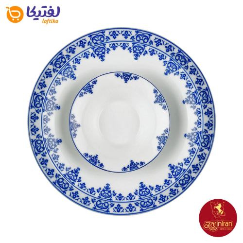 سرویس چینی زرین شهرزاد طرح سمرقند 6 نفره 35 پارچه
