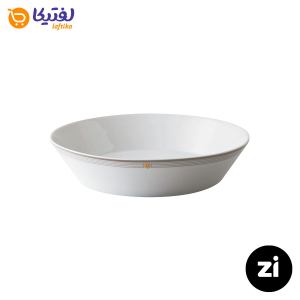 بشقاب گود چینی زرین فرم اس طرح اپرا سایز 19