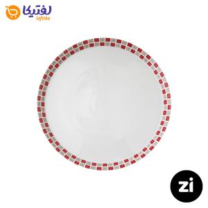 بشقاب تخت چینی زرین Zi فرم اس طرح روشان سایز 21