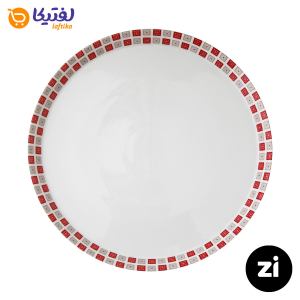 بشقاب تخت چینی زرین Zi فرم اس طرح روشان سایز 30