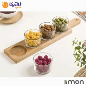 اردور خوری کاسه گرد 4 عددی لیمون کد 2223