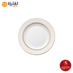 بشقاب تخت چینی زرین میوه خوری هدیه طلایی سایز 16