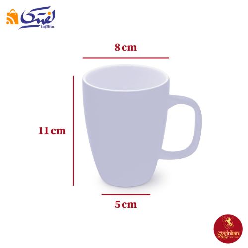 ماگ دسته دار سوئدی چینی زرین طرح آسمان