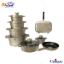 سرویس قابلمه 15 پارچه یونیک مدل دیاموند بژ UN-8523