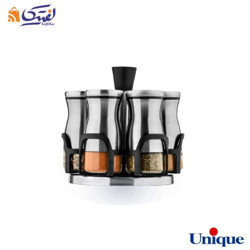 ست جا ادویه گردان یونیک 7 پارچه مدل UN-1799