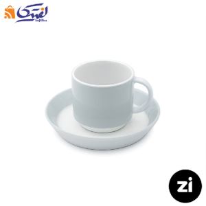 فنجان و نعلبکی قهوه خوری ZI فرم اس چینی زرین