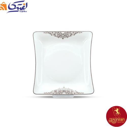 بشقاب تخت چینی زرین وینچی مهرگان پلاتینی سایز 20