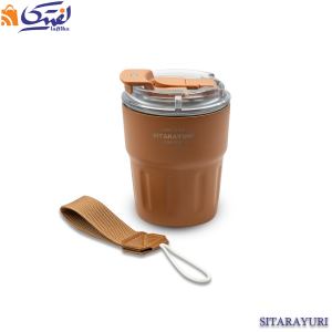 تراول ماگ Sitarayuri سیتارایوری 290 میلی لیتر نی دار دو درب