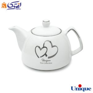 قوری چینی یونیک مدل قلب UN-7542