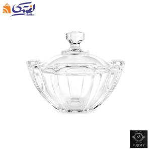 قندان شیشه ای لئوپارد ساده AB229