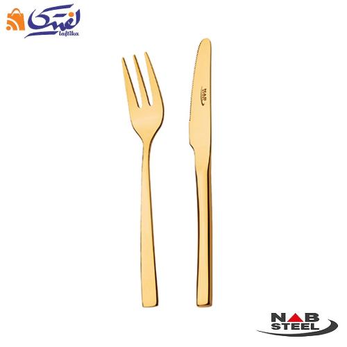 کارد و چنگال سرویس 86 پارچه ناب استیل مدل فلورانس