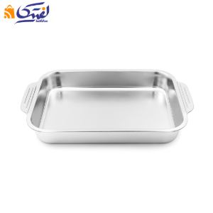 تابه استیل مخصوص فر و لازانیا سایز 41×24 داخل 34×22 کد B4124