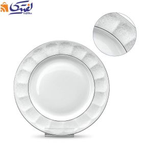 بشقاب تخت دلسا نئوکلاسیک چینی زرین سایز 25