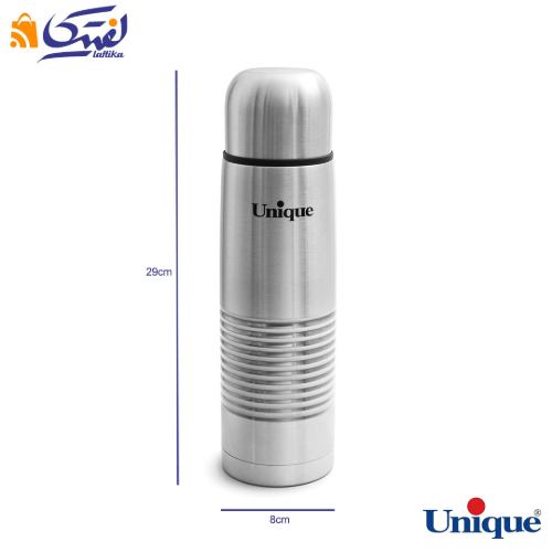 ابعاد فلاسک استیل قلمی 0.8 لیتر یونیک (وارداتی اصل) UNA-1987