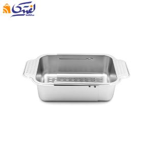 آبکش و سبد سینک صافی استیل کشویی B2035