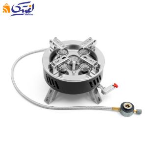 اجاق گاز مسافرتی پنج شعله پرتابل با کیف استرانگ WX-05 وارداتی