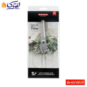 قیچی آشپزخانه دسته شفاف شنگیا کد J0042