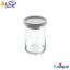 ظرف ادویه شیشه ای درب طوسی 120 یونیک UN-1255